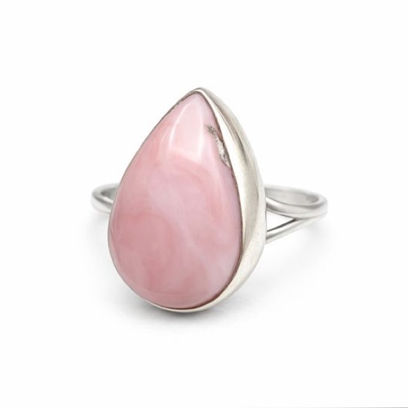 Venus and Vulcan Jewelry - Pink Peruvian Opal S925 Ring